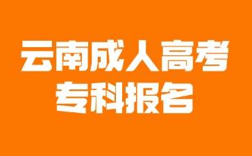 2024年云南成考?？茍竺鞒陶f明