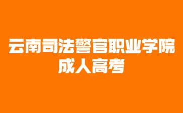 2024年云南司法警官職業(yè)學院成考報名條件說明